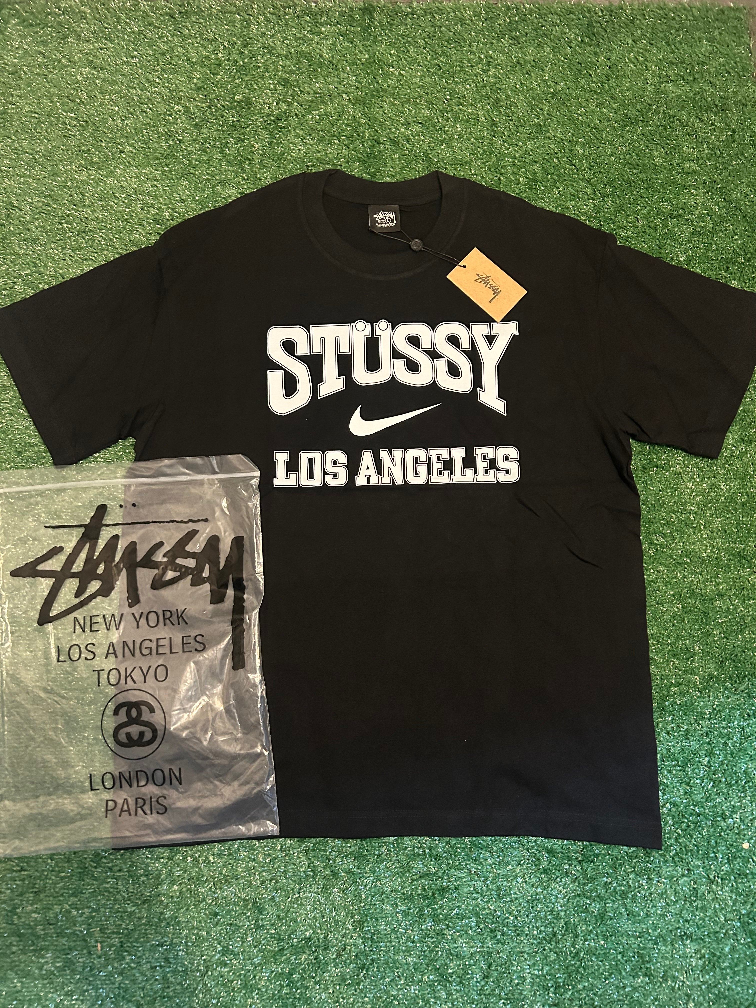 Black Stussy Los Angeles Tee