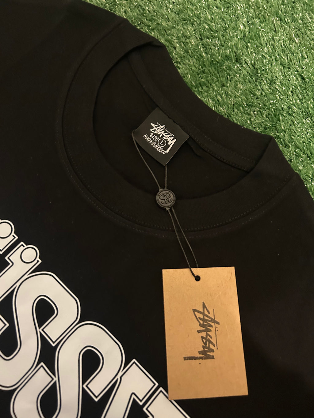 Black Stussy Los Angeles Tee